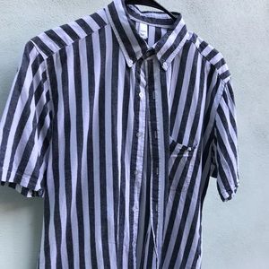 Unisex American apparel chambray button down